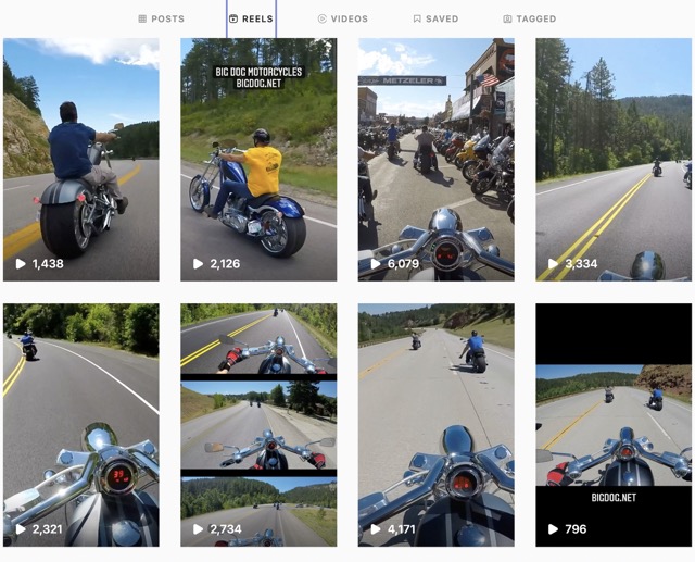 Big Dog Motorcycles Social Media - Instagram