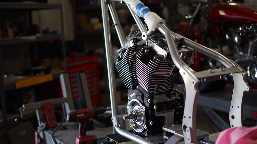 124 CI S&S Engine in 2022 Big Dog Motorcycles K9 frame