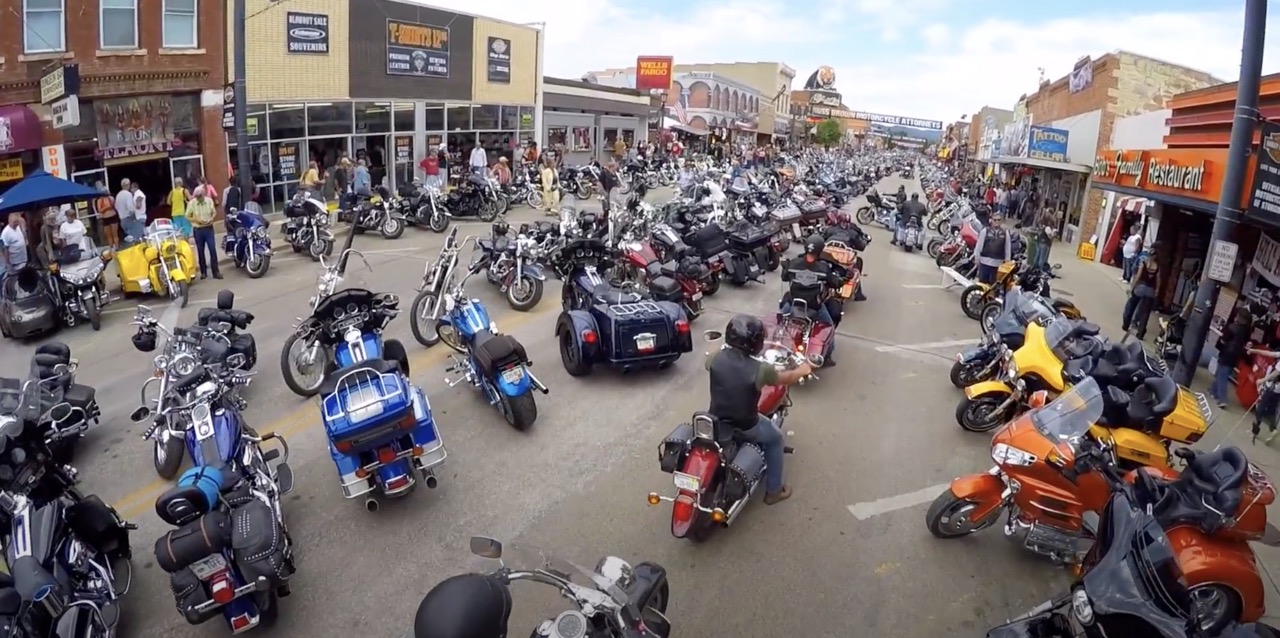 motorcycle rally at Sturgis 2022