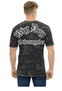 Big Dog Motorcycles shirt - Old English Black Camo