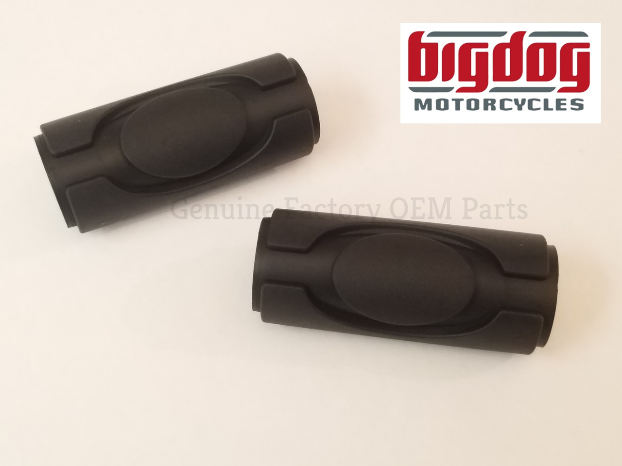 Big Dog Handlebar Grips with Rubber Inserts | 2004–Present OEM Pair