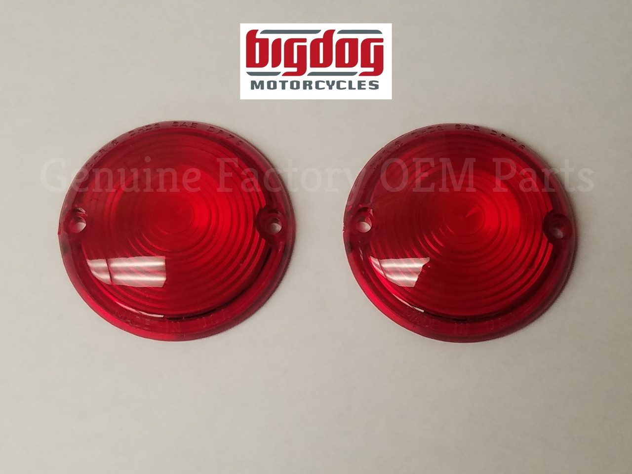 Big Dog Motorcycles OEM Turn Signal Lenses 2000, 2001, 2002