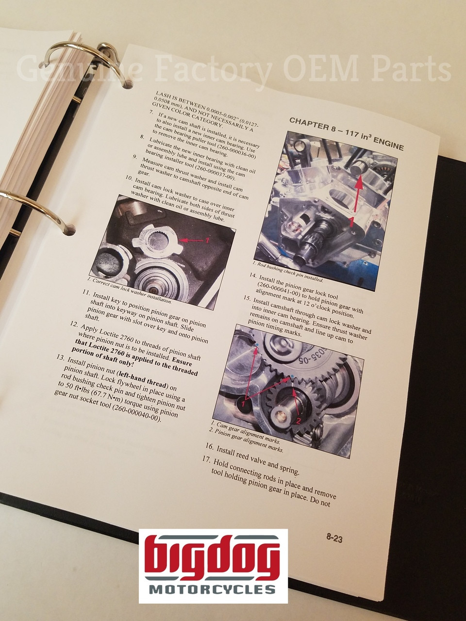 Big Dog Motorcycles service manual 2009, 2010, 2011