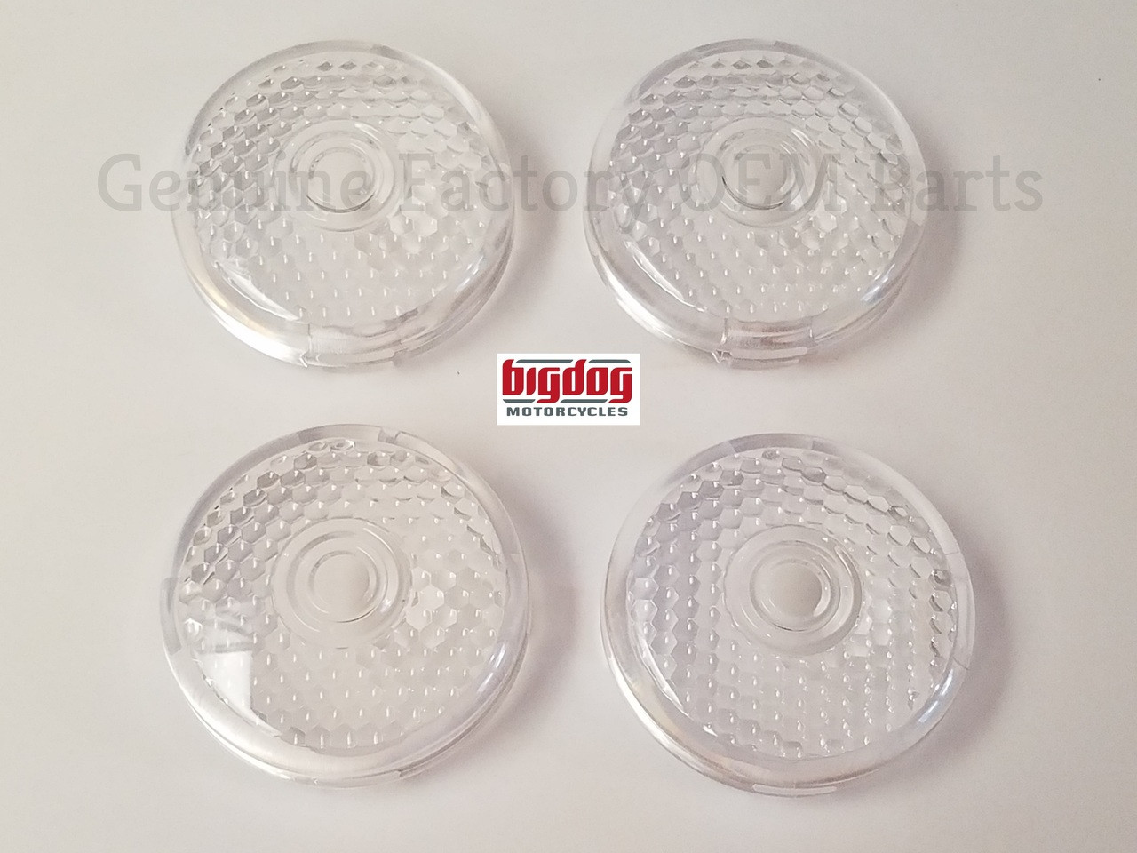 Big Dog Motorcycles Turn Signal Lenses 4-pack