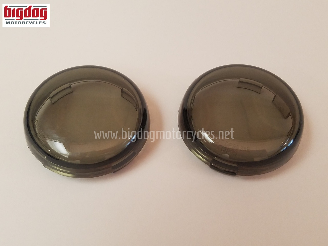 OEM smoked turn signal lenses for Big Dog Motorcycles