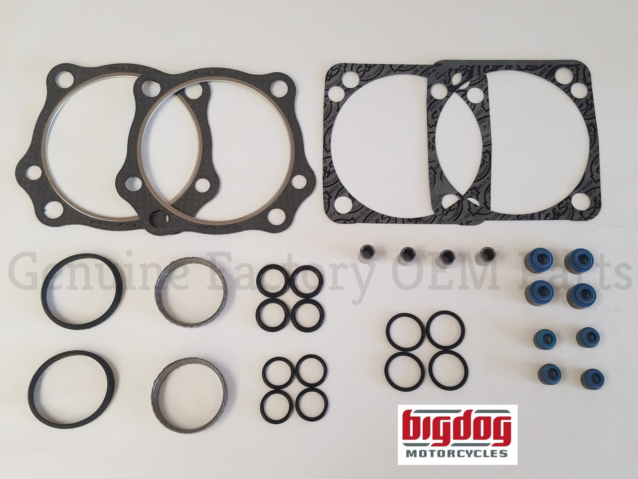 Big Dog Motorcycles top end gasket kit for S&S 117 engines in model years 2004 - 2011