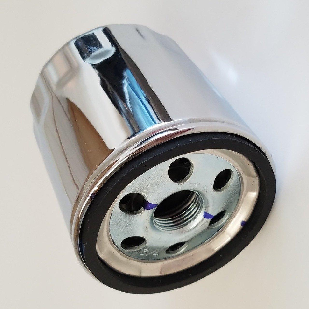 Big Dog Motorcycles part - OEM Chrome oil filter