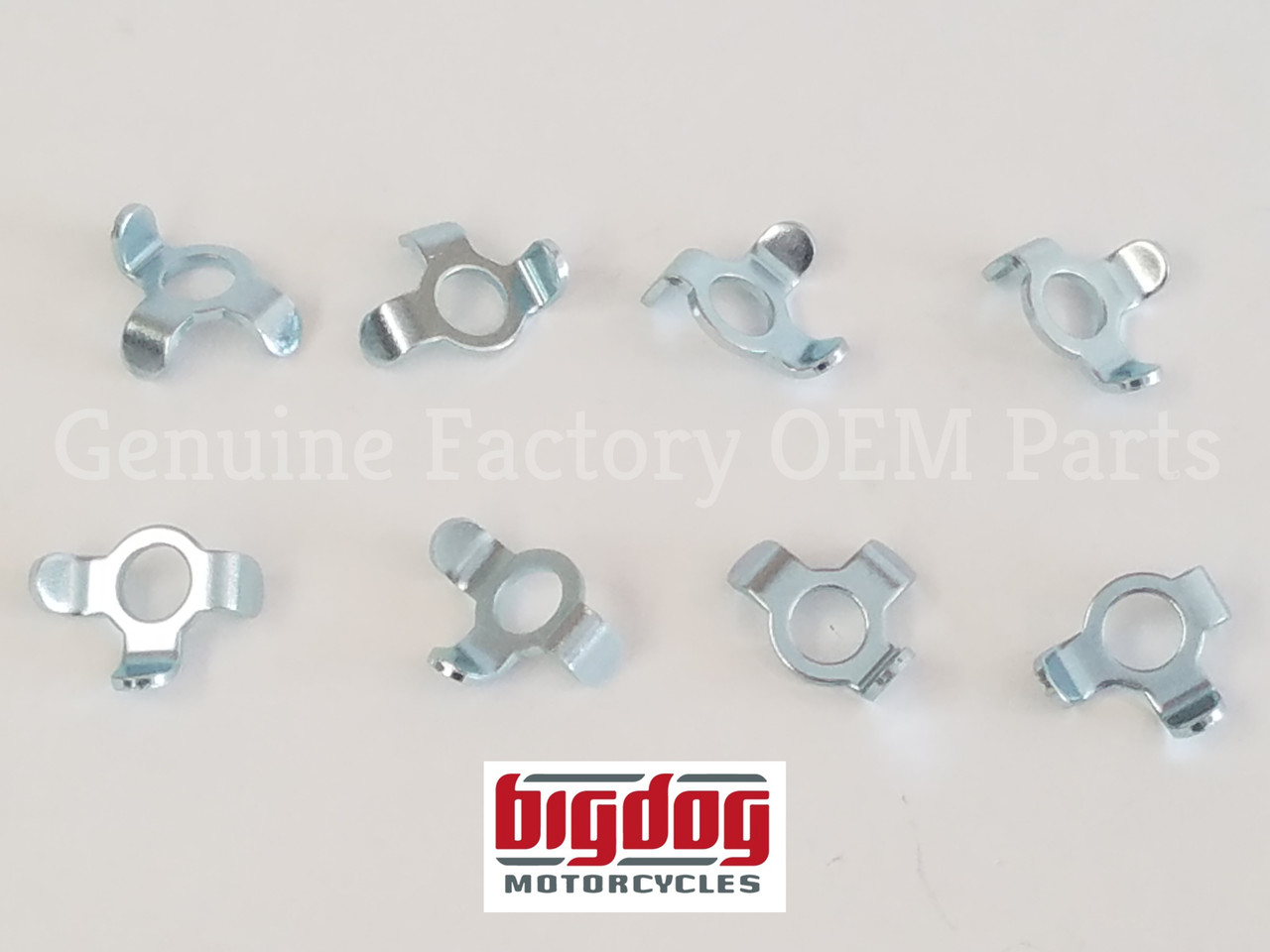 Big Dog Motorcycles Locking Tab Primary Set of 8 OEM Parts