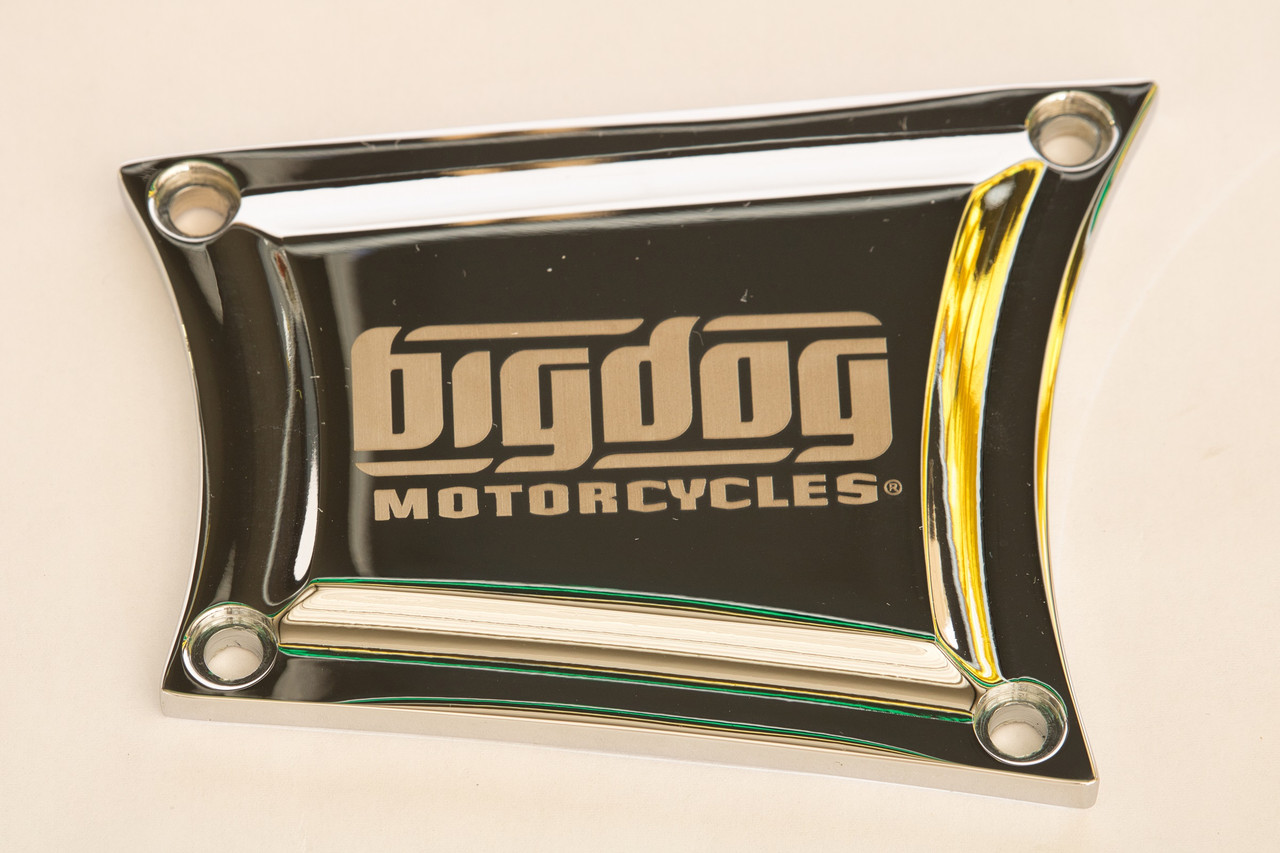 OEM chrome inspection cover for Big Dog Motorcycles