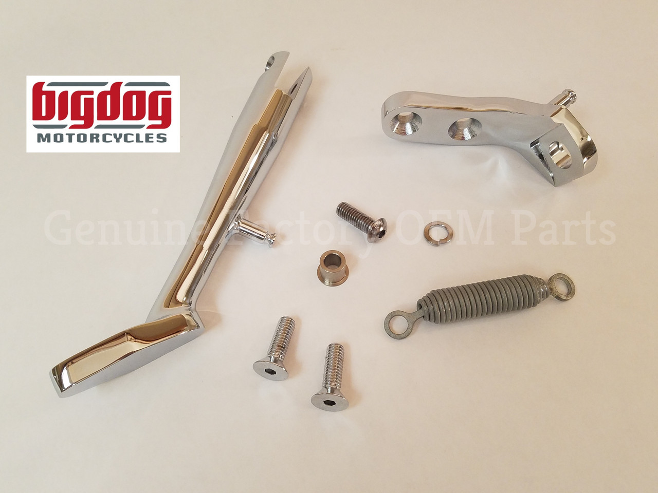 Big Dog Motorcycles Kickstand assembly with bracket #2