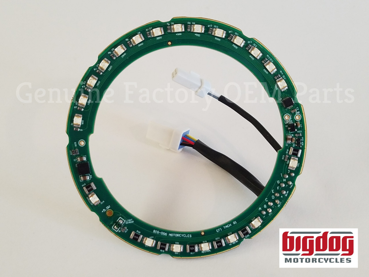 Tachometer ring EFI fuel injection 2007-present OEM trim component for Big Dog Motorcycles gauge housing